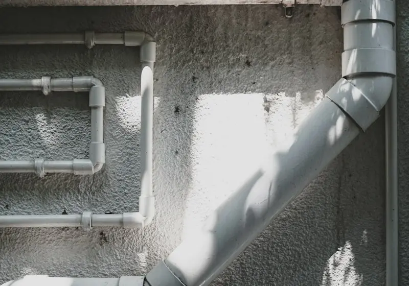 Sewer pipe being replaced